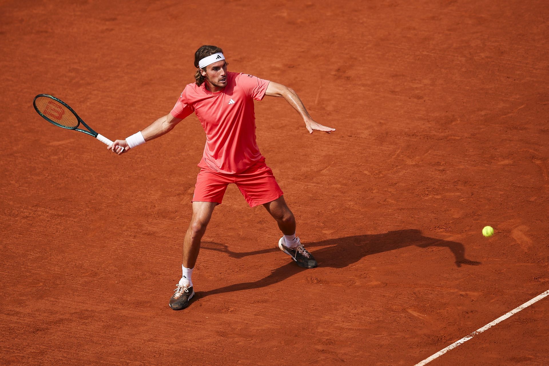 Stefanos Tsitsipas at the Barcelona Open.
